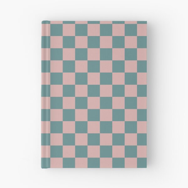 Item preview, Pink & steel teal checkered designed and sold by Mint + Midnight.