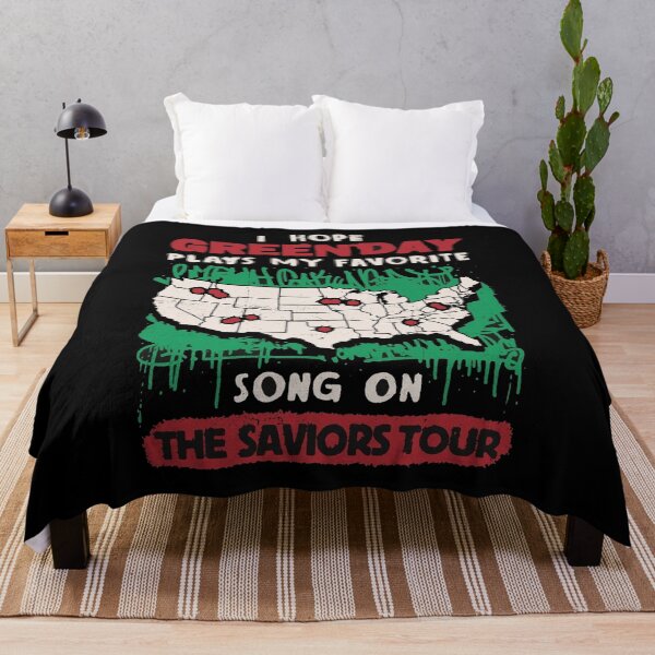Item preview, Green D A Y rock band legends album fan art THE SAVIORS TOUR designed and sold by LovPrime.