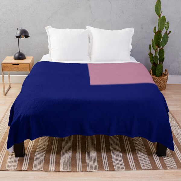 Item preview, Minimalist Blue with Pink Geometric Square designed and sold by pluielegere.