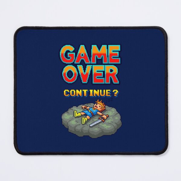 Item preview, Pixel RPG Game Over Continue? designed and sold by Coin Inserted.
