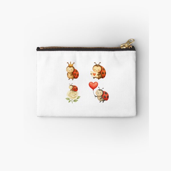 Item preview, Cute Watercolor Ladybug Sticker Set | 4 Adorable Ladybug Designs designed and sold by BeaMiciaDoodles.