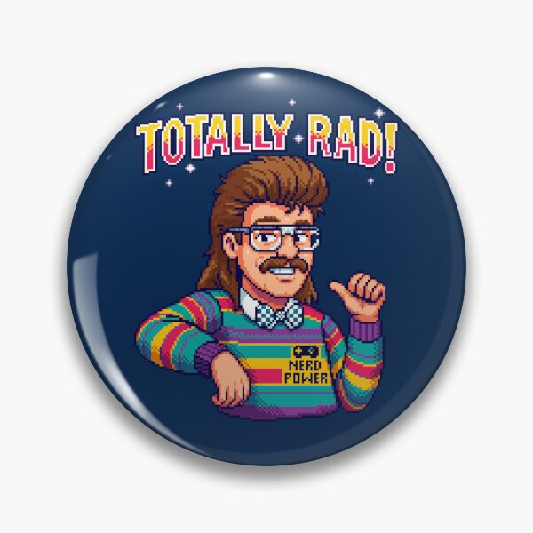 Item preview, Totally Rad 80s Nerd Power designed and sold by Coin Inserted.