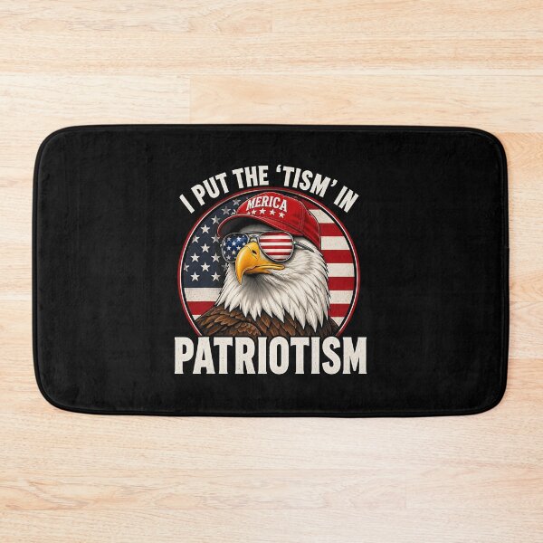Item preview, I Put The Tism in Patriotism Athletic Eagle designed and sold by OddPopARt.
