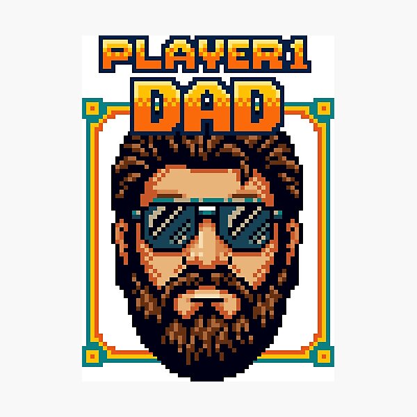 Item preview, Gamer Dad Player One Father's Day designed and sold by Coin Inserted.