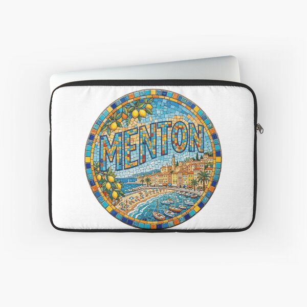 Item preview, Menton Riviera Mosaic Travel Sticker Souvenir Summer Edition designed and sold by Imaginarium of Chaos falcon88 .