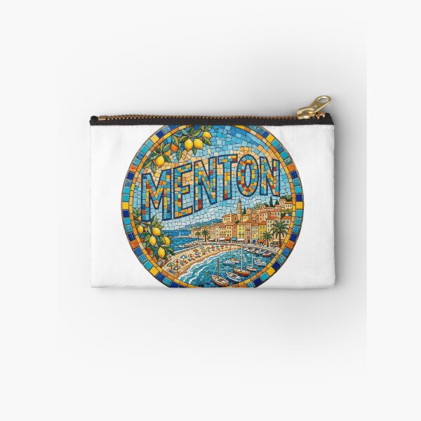 Item preview, Menton Riviera Mosaic Travel Sticker Souvenir Summer Edition designed and sold by Imaginarium of Chaos falcon88 .