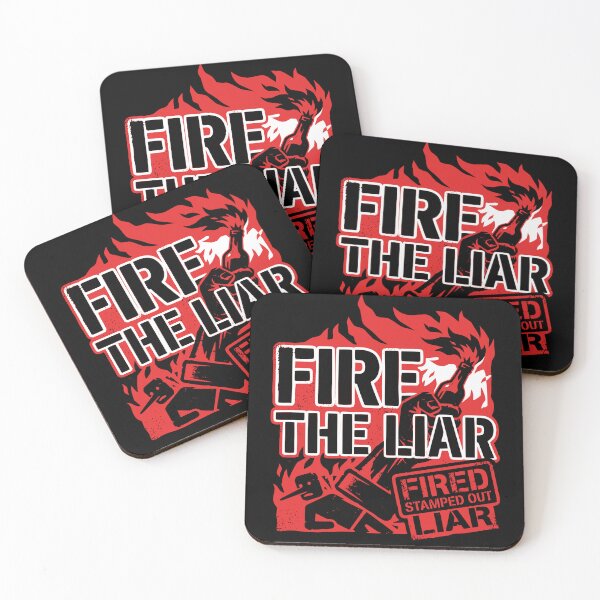 Item preview, Fire The Liar Gritty Protest Molotov Art designed and sold by Imaginationbeyond.