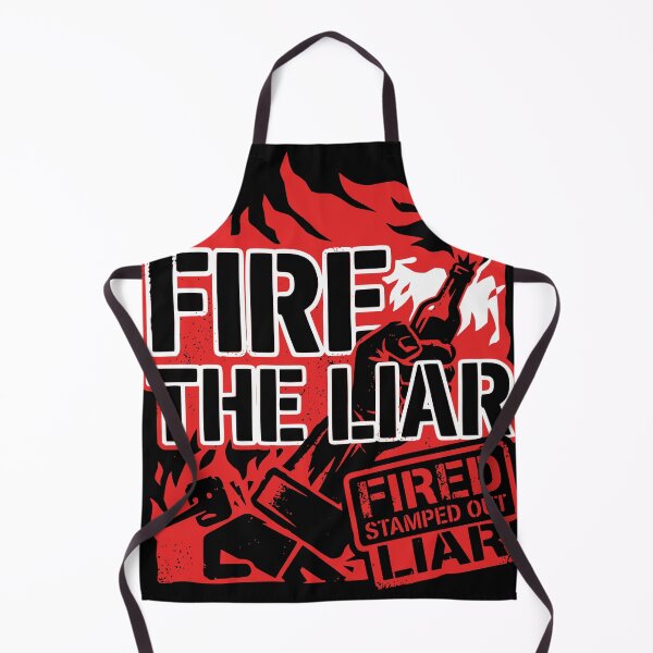 Item preview, Fire The Liar Gritty Protest Molotov Art designed and sold by Imaginationbeyond.