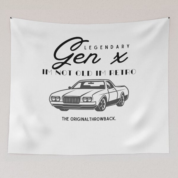 Item preview, Legendary Gen X Im Not  Old Im Retro Classic Car Graphic Tee designed and sold by Teechuckle.