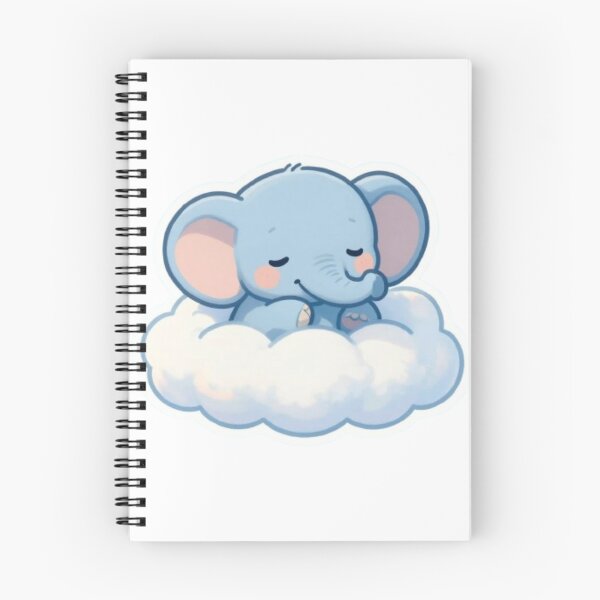 Item preview, A Tiny Baby Elephant - a Soft Fluffy Cloud designed and sold by DigitfanStudio.
