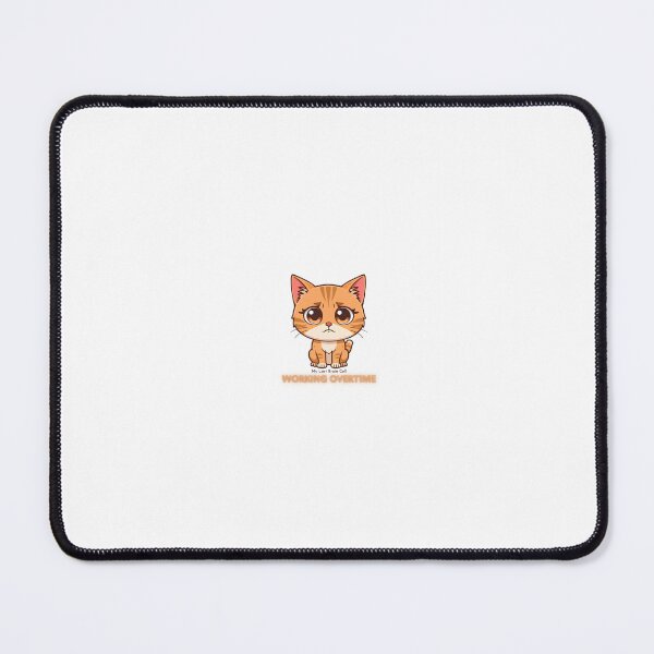 Item preview, My Last Brain Cell Working Overtime Funny Orange Cat Meme Sticker designed and sold by SKUMA25.