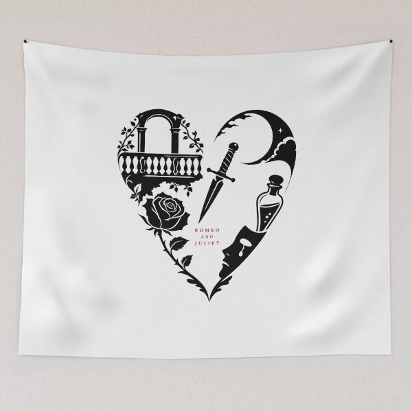 Item preview, Romeo and Juliet Heart Of Icons Tragedy Art designed and sold by Fenay Designs.