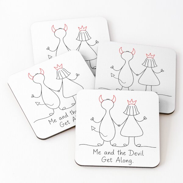 Item preview, Me and the Devil Get Along designed and sold by byMosia.