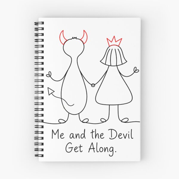 Item preview, Me and the Devil Get Along designed and sold by byMosia.