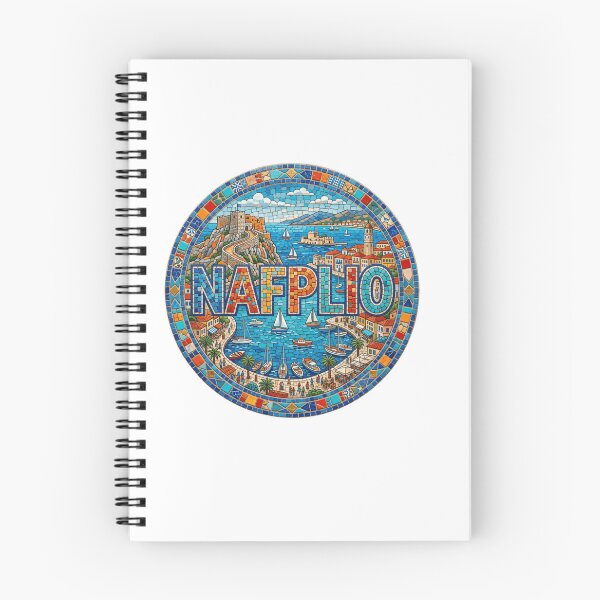 Item preview, Nafplio Greek Harbor Mosaic Travel Sticker Souvenir Summer Edition designed and sold by Imaginarium of Chaos falcon88 .
