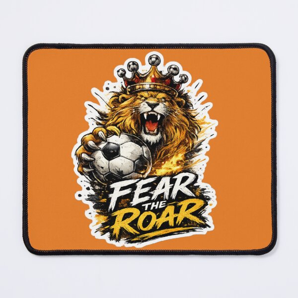 Item preview, Lion Football King Sticker | Crown Soccer Mascot Design designed and sold by DoneAndDusted.