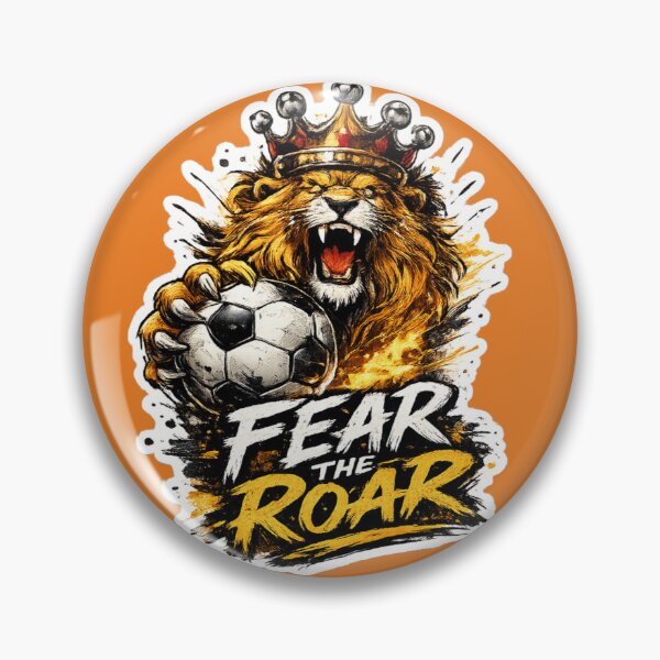 Item preview, Lion Football King Sticker | Crown Soccer Mascot Design designed and sold by DoneAndDusted.