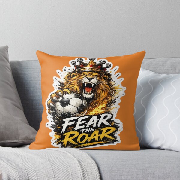 Item preview, Lion Football King Sticker | Crown Soccer Mascot Design designed and sold by DoneAndDusted.