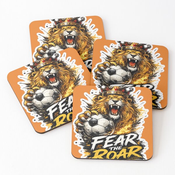Item preview, Lion Football King Sticker | Crown Soccer Mascot Design designed and sold by DoneAndDusted.