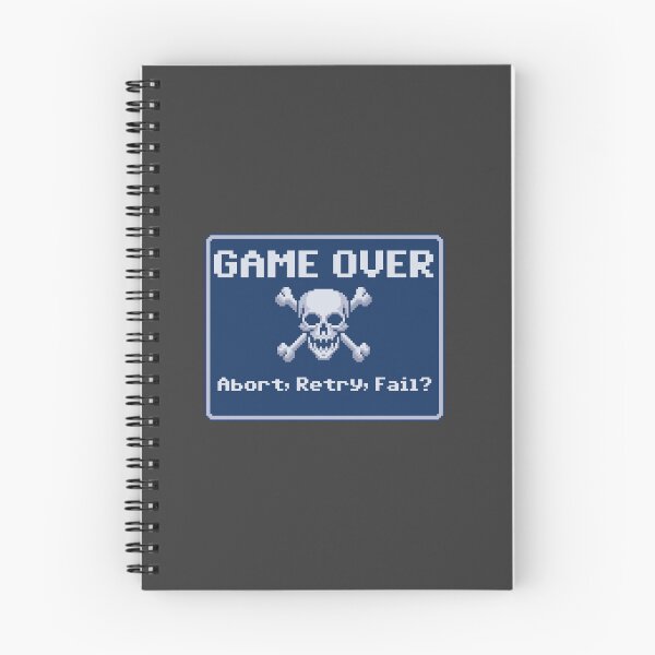 Item preview, Retro Pixel Game Over Skull designed and sold by Coin Inserted.