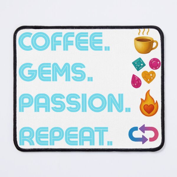 Item preview, Coffee Gems Passion Repeat – Jewelry Maker designed and sold by lazulishop.