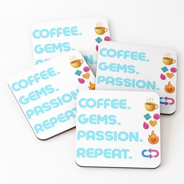 Item preview, Coffee Gems Passion Repeat – Jewelry Maker designed and sold by lazulishop.