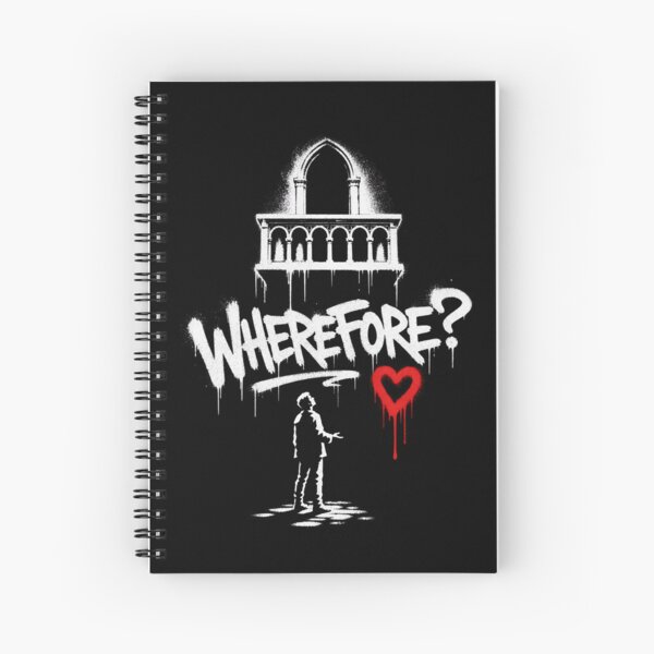 Item preview, Romeo and Juliet Wherefore Stencil Balcony Art designed and sold by Fenay Designs.
