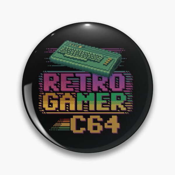 Artikelvorschau, Retro-Gamer-T-Shirt im C64-Pixel-Art-Stil | Vintage-8-Bit-Computerspiel-Design entworfen und verkauft von Coin Inserted.