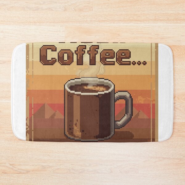 Item preview, Need Coffee... Pixel Art Coffee Lover Retro Gaming Design designed and sold by Coin Inserted.