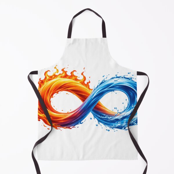 Item preview, Symbol of the infinity of fire and water: elemental balance energy design designed and sold by FusiTink.