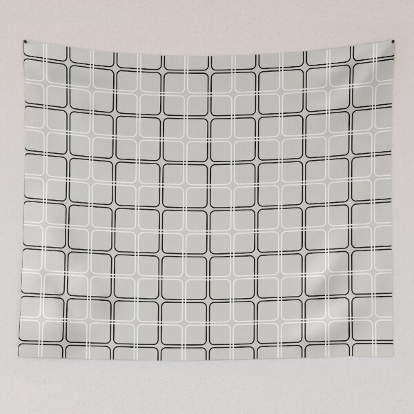 Item preview, Timberwolfe, black & white geometric pattern designed and sold by Mint + Midnight.