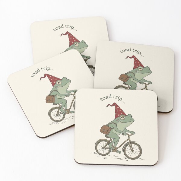Item preview, Cottagecore toad trip whimsical journey designed and sold by Applecrunch.