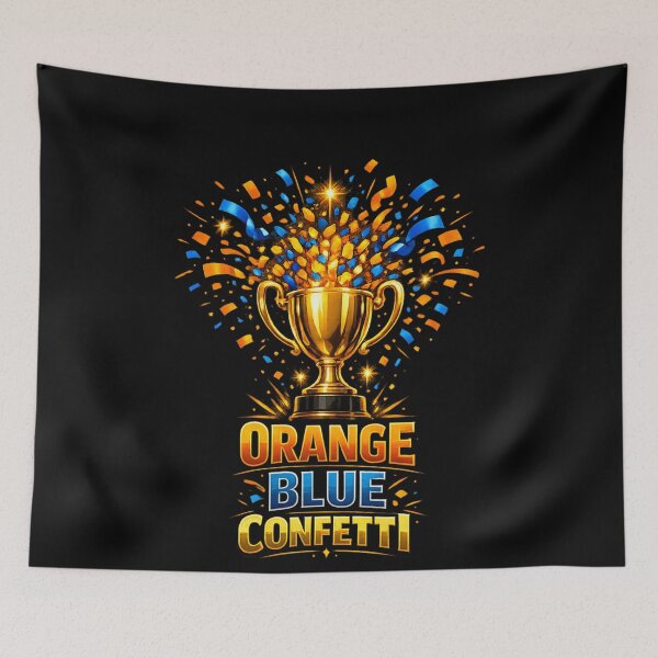 Item preview, New York Basketball orange & blue designed and sold by XYZ Studio.