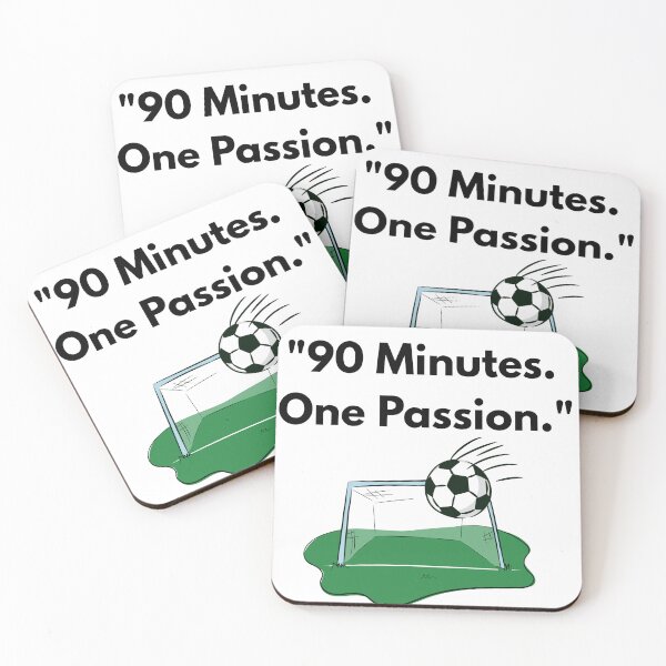 Item preview, 90 Minutes. One Passion. | Football Lover T-Shirt | Soccer Fan Design designed and sold by UrbanEchoHub.