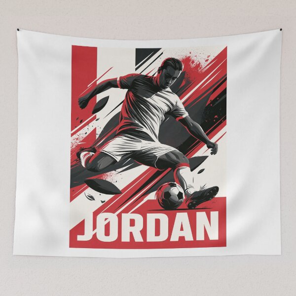 Artikelvorschau, Jordan Soccer entworfen und verkauft von StudioRedKoala.