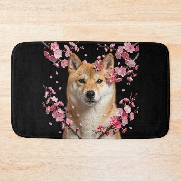 Item preview, Shiba Inu | Floral Frame designed and sold by JanjjaSoulInk.