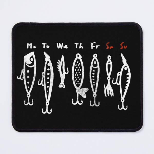 Item preview, Fishing, Fishing Week Schedule designed and sold by Madzilla Wear.
