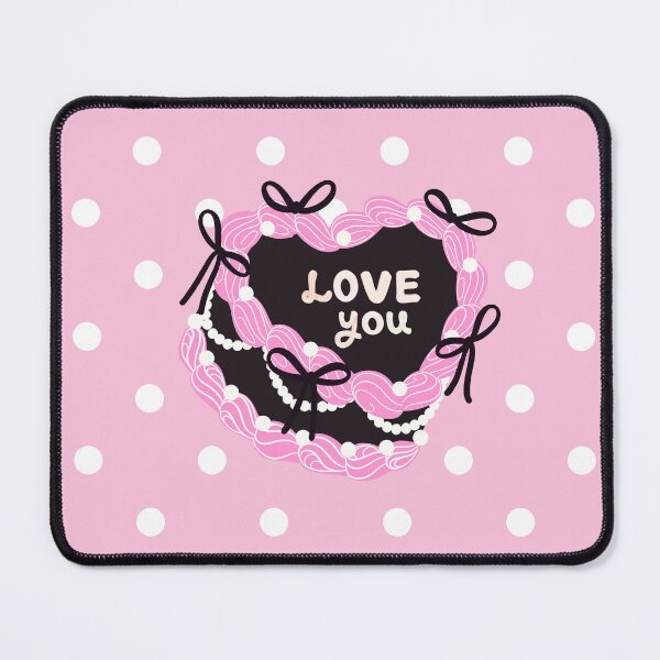Item preview, love you cake kawaii pastel goth pink frosting designed and sold by pasteldreams26.