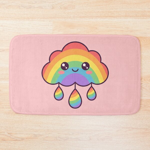 Item preview, Kawaii Rainbow Pride Cloud Illustration designed and sold by Arte Para Rebaja.