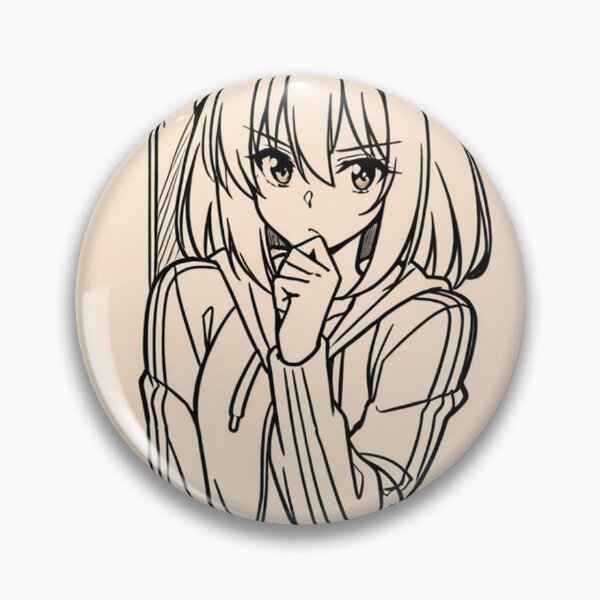 Item preview, Portrait - Young dreamy girl hoodie hand mouth designed and sold by AnimeShin.