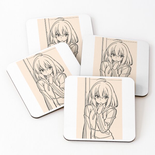 Item preview, Portrait - Young dreamy girl hoodie hand mouth designed and sold by AnimeShin.