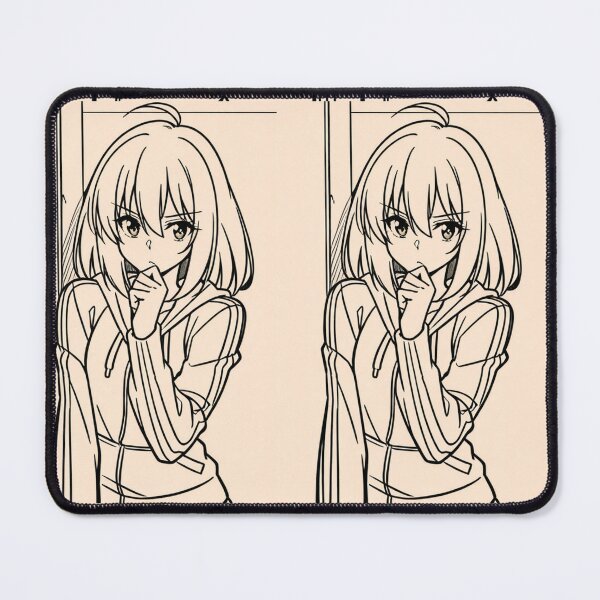 Item preview, Portrait - Young dreamy girl hoodie hand mouth designed and sold by AnimeShin.