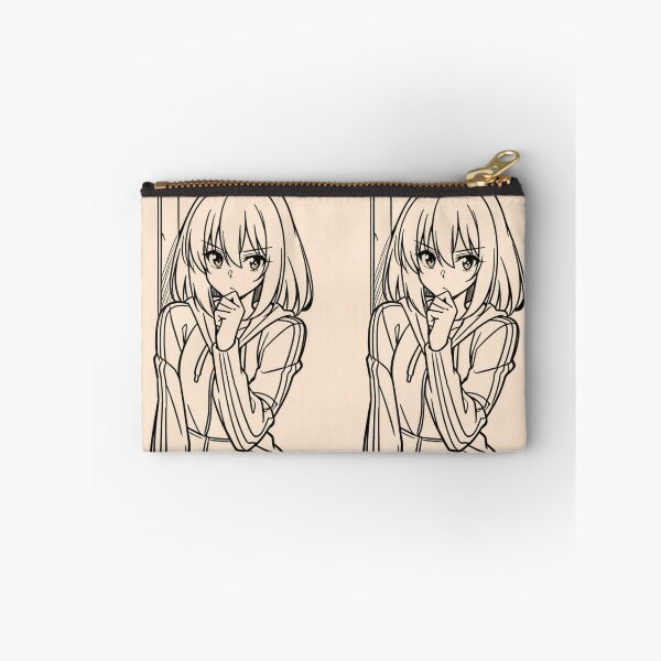 Item preview, Portrait - Young dreamy girl hoodie hand mouth designed and sold by AnimeShin.