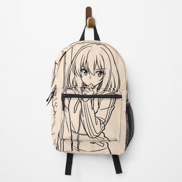 Item preview, Portrait - Young dreamy girl hoodie hand mouth designed and sold by AnimeShin.