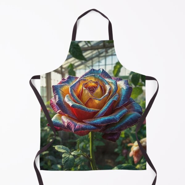 Item preview, Rainbow Multicolor Rose in Greenhouse designed and sold by Pioneer Spirit Market.