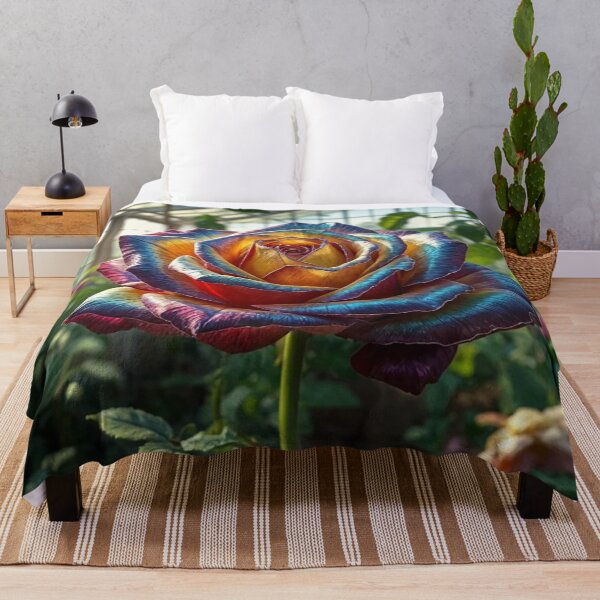 Item preview, Rainbow Multicolor Rose in Greenhouse designed and sold by Pioneer Spirit Market.