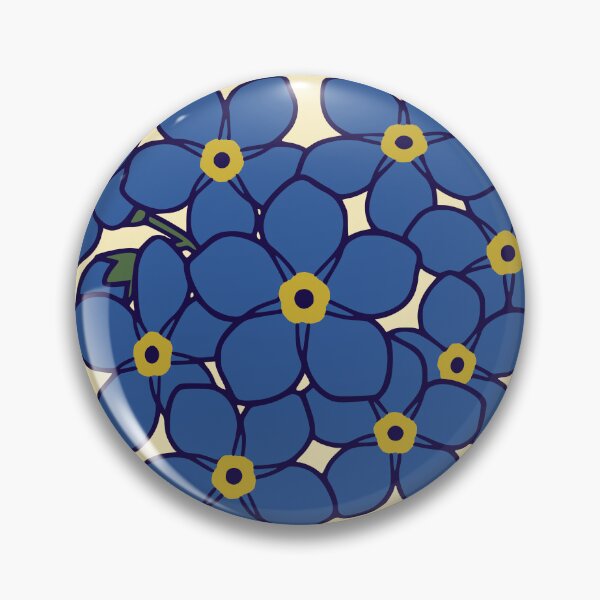 Item preview, Vintage Alaska Forget-Me-Not State Flower Stamp designed and sold by Imaginationbeyond.