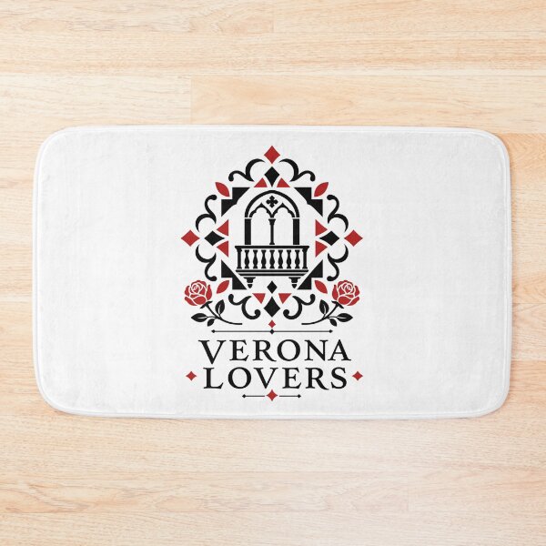Item preview, Verona Lovers Balcony Geometric Shield Art designed and sold by Fenay Designs.