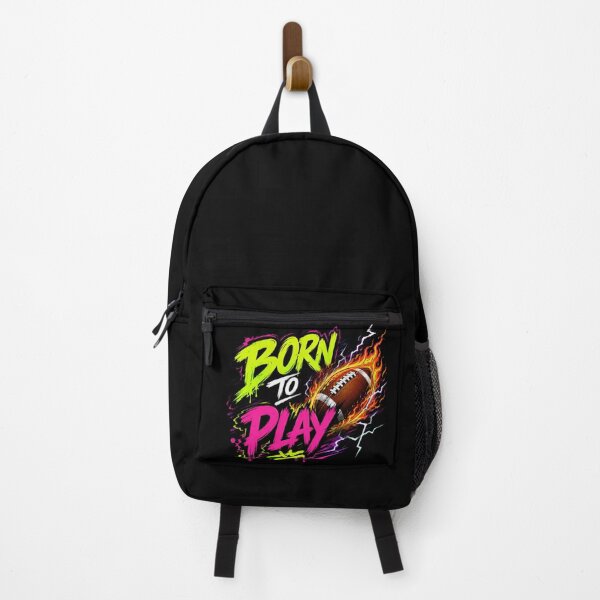 Item preview, Born To Play Football Graffiti Design | Neon Soccer Ball Flames Streetwear designed and sold by DoneAndDusted.