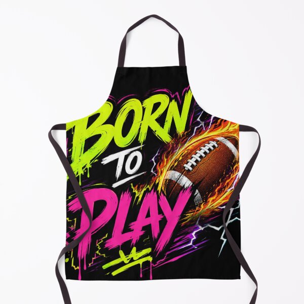 Item preview, Born To Play Football Graffiti Design | Neon Soccer Ball Flames Streetwear designed and sold by DoneAndDusted.